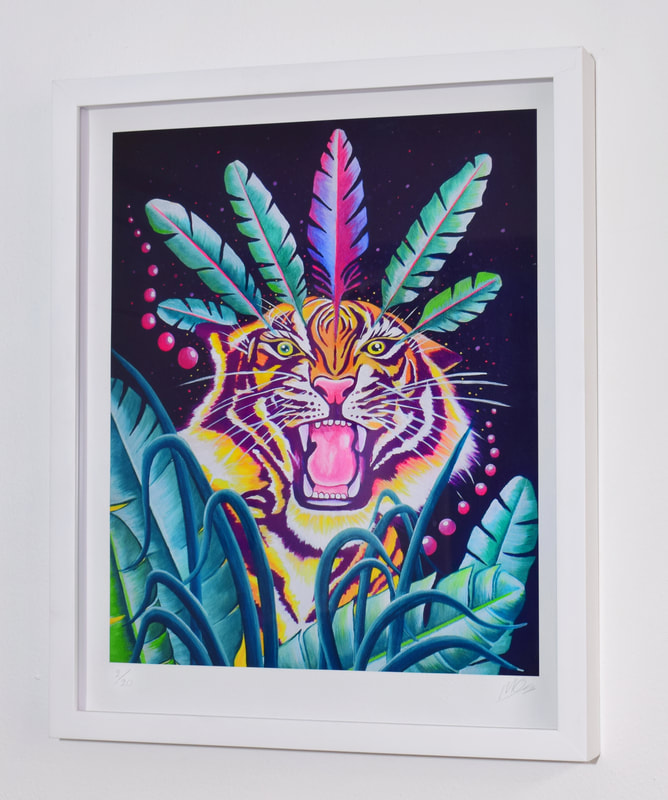 Print  fine art  "Tigre Natural" 32x50 cm / $40